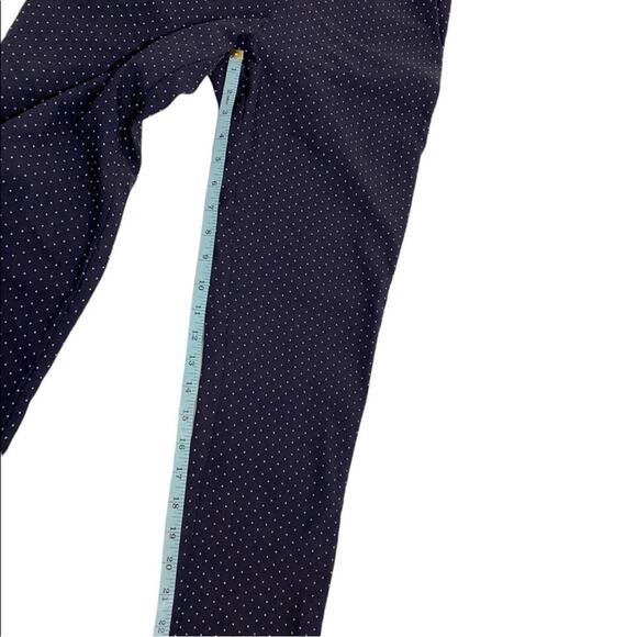 OVI Small Blue & White Polka Dots Straight Leg Skinny Pants - Picture 7 of 13